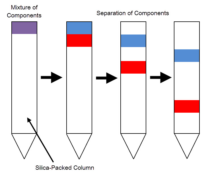 Image of chromatography (several chromatograms) 